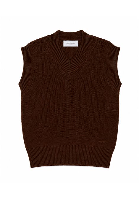 Gilet con scollo a V PAOLO PECORA KIDS | PP4401WENG